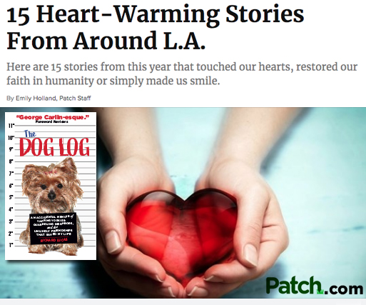 Richard Lucas and his comedic memoir, The Dog Log, featured in 15 Heartwarming Stories From Around L.A. in 2019